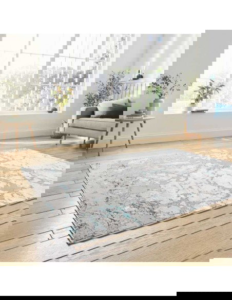 tappeto moderno Apollo 2677 Grey/Green