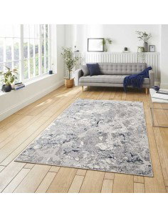 tappeto moderno Apollo 2677 Grey/Navy 2