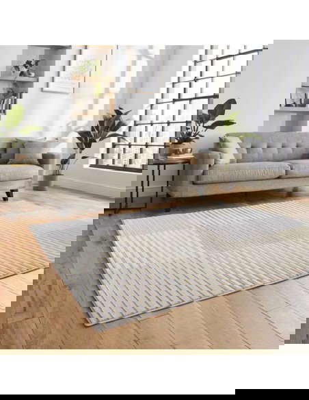 tappeto moderno Apollo 2681 Grey/Gold