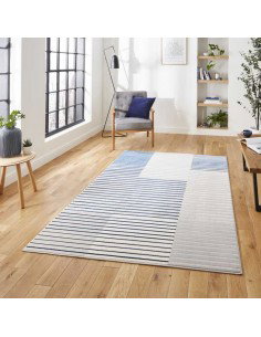 tappeto moderno Apollo 2681 Grey/Navy 2
