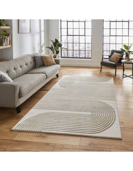 tappeto moderno Apollo 2683 Grey/Gold