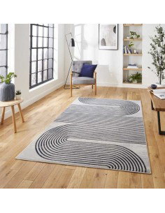 tappeto moderno Apollo 2683 Grey/Navy 2