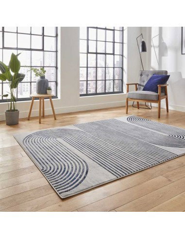 tappeto moderno Apollo 2683 Grey/Navy