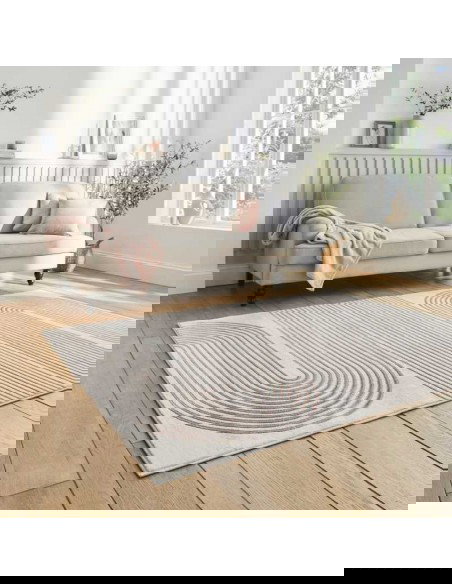 tappeto moderno Apollo 2683 Grey/Rose