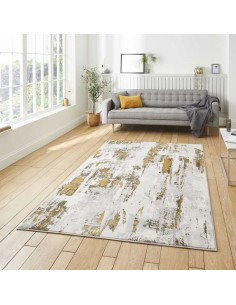 tappeto moderno Apollo GR579 Grey/Gold 2