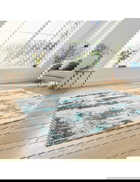 tappeto moderno Apollo GR579 Grey/Green