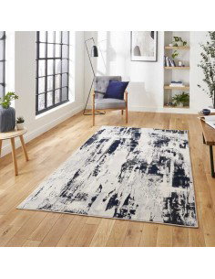 tappeto moderno Apollo GR579 Grey/Navy 2
