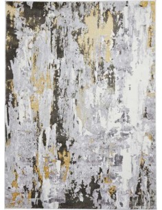 tappeto moderno Apollo GR580 Grey/Gold