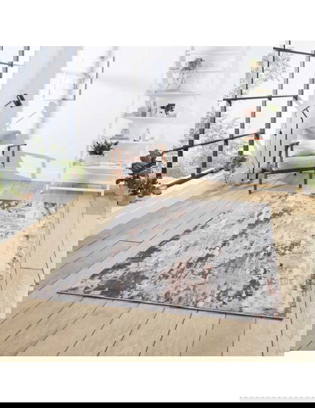 tappeto moderno Apollo GR580 Grey/Rose