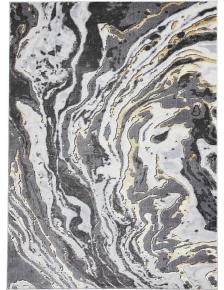 tappeto moderno Apollo GR584 Grey/Gold