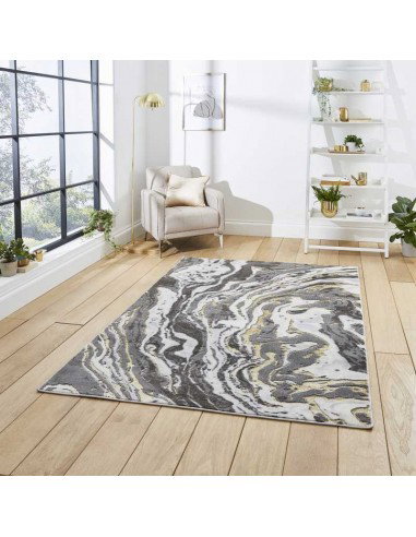 tappeto moderno Apollo GR584 Grey/Gold