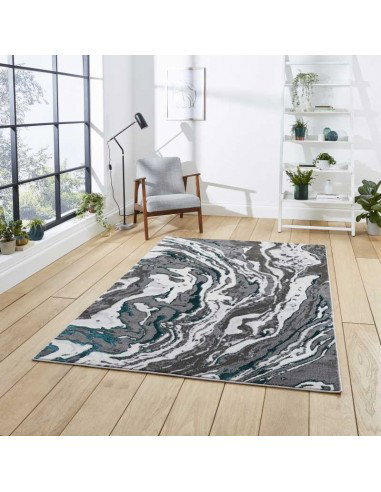 tappeto moderno Apollo GR584 Grey/Green