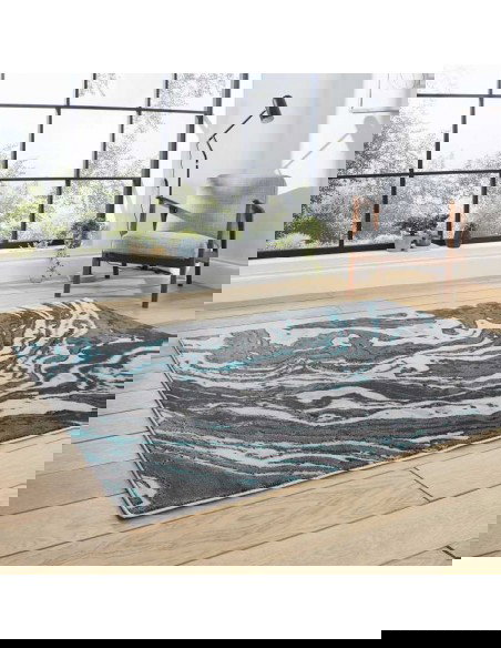 tappeto moderno Apollo GR584 Grey/Green