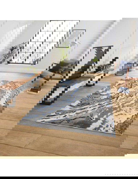 tappeto moderno Apollo GR584 Grey/Navy