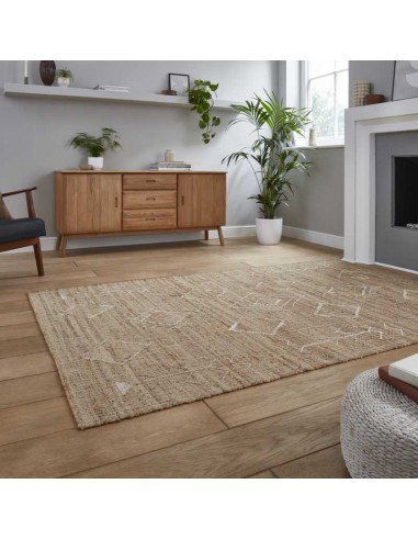 tappeto moderno Bazaar Jute 24831 Natural