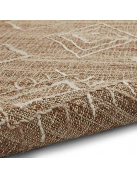 tappeto moderno Bazaar Jute 24831 Natural