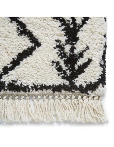 tappeto moderno Boho 7043 White/Black