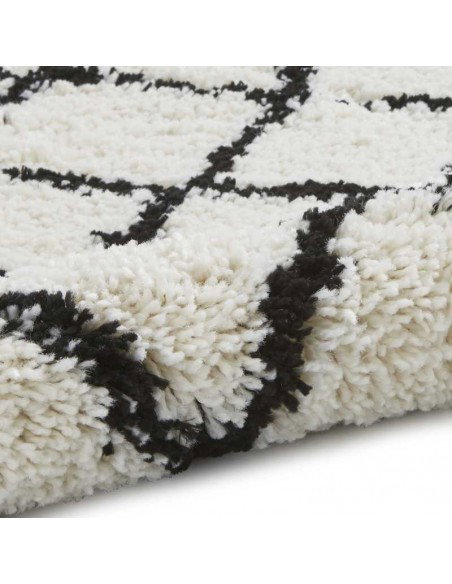 tappeto moderno Boho 7043 White/Black