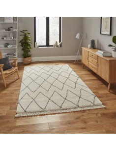 tappeto moderno Boho 8280 Cream/Grey 2