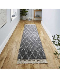 tappeto moderno Boho 8280 Grey passatoia 2