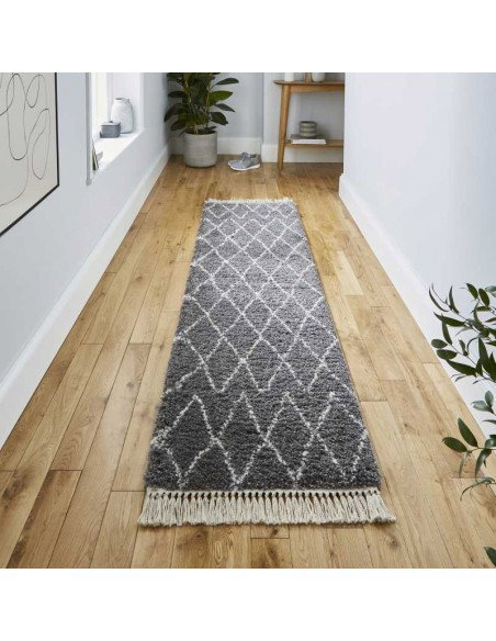 tappeto moderno Boho 8280 Grey passatoia