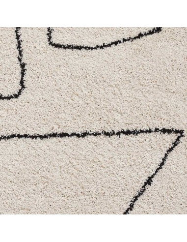 tappeto moderno Boho A474 White/Black