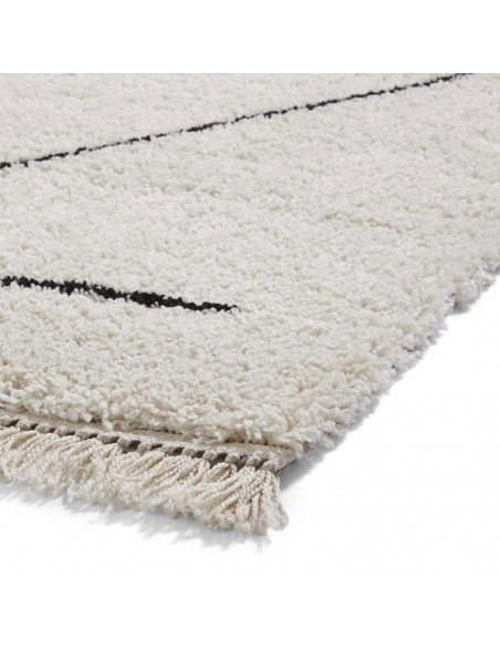 tappeto moderno Boho A474 White/Black