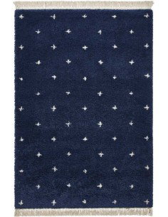 tappeto moderno Boho A475 Navy
