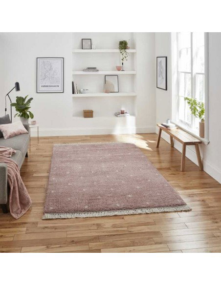 tappeto moderno Boho A475 Rose