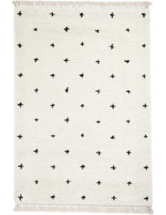 tappeto moderno Boho A475 White/Black