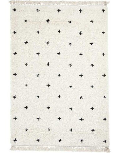 tappeto moderno Boho A475 White/Black