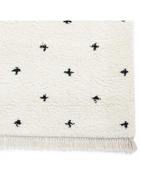 tappeto moderno Boho A475 White/Black