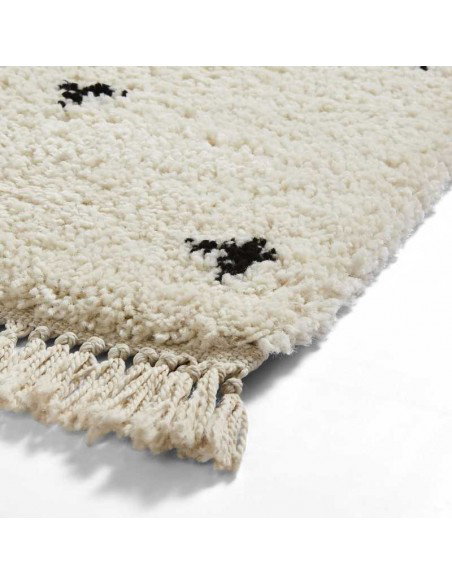 tappeto moderno Boho A475 White/Black