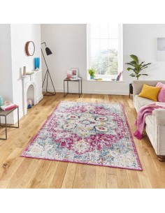 tappeto moderno Boston G0532 Fuschia/Blue 2