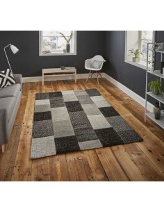 tappeto moderno Brooklyn 21830 Grey/Black 2