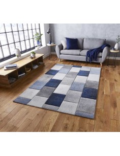 tappeto moderno Brooklyn 21830 Grey/Blue 2