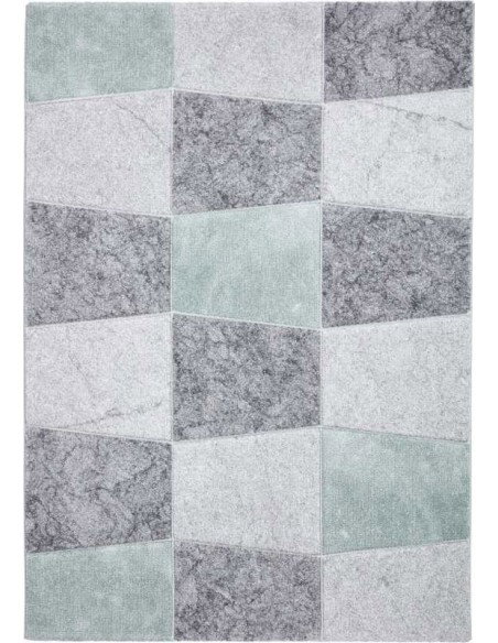 tappeto moderno Brooklyn 22192 Grey/Green