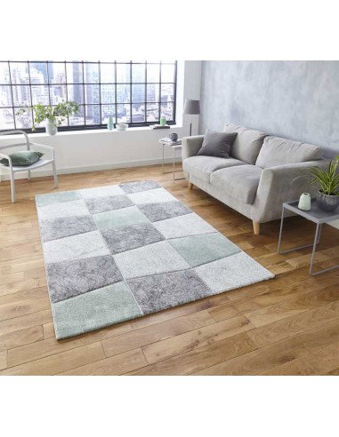 tappeto moderno Brooklyn 22192 Grey/Green