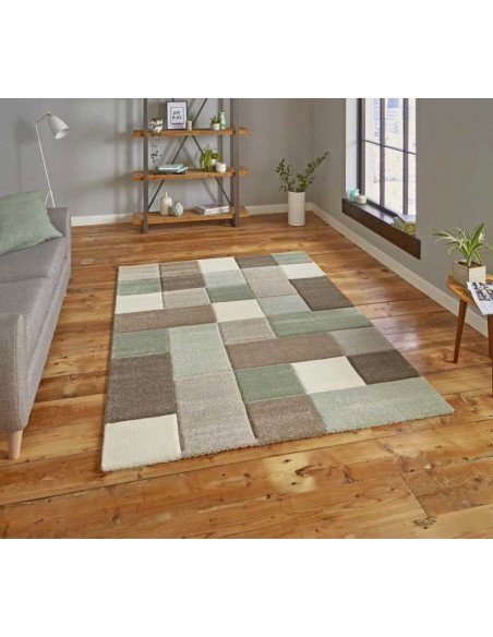tappeto moderno Brooklyn 646 Beige/Green