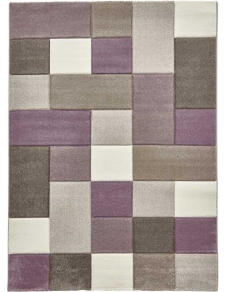 tappeto moderno Brooklyn 646 Beige/Purple
