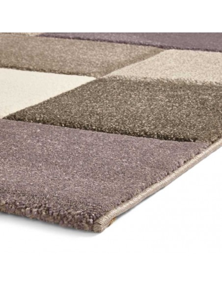 tappeto moderno Brooklyn 646 Beige/Purple passatoia