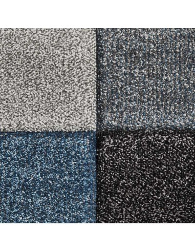 tappeto moderno Brooklyn 646 Blue/Grey passatoia