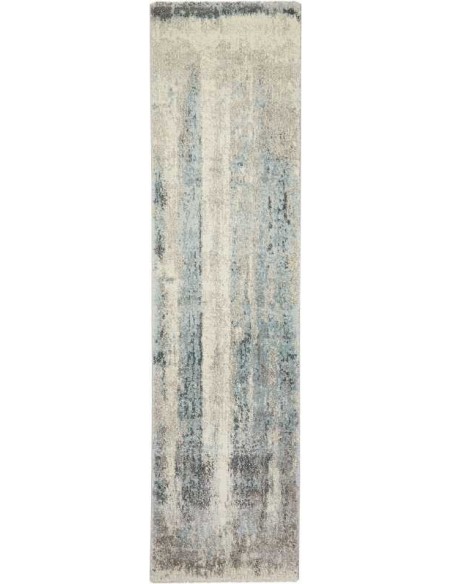 tappeto moderno Brooklyn 8595 Ivory/Blue passatoia