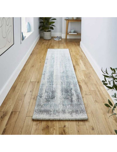 tappeto moderno Brooklyn 8595 Ivory/Blue passatoia