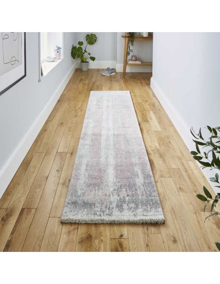 tappeto moderno Brooklyn 8595 Ivory/Rose passatoia