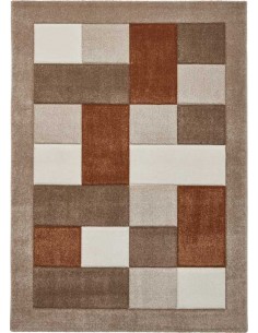 tappeto moderno Brooklyn BRK04 Beige/Terra