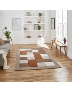 tappeto moderno Brooklyn BRK04 Beige/Terra 2