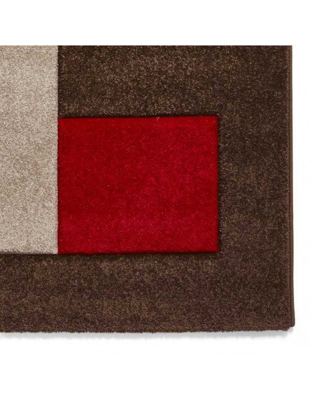 Tappeto Brooklyn Brk04 Brown/Red Passatoia