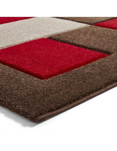 Tappeto Brooklyn Brk04 Brown/Red Passatoia