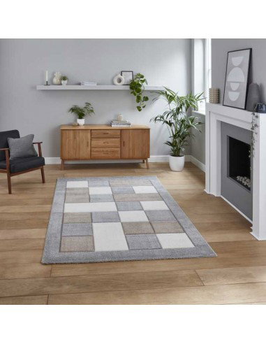 tappeto moderno Brooklyn BRK04 Grey/Beige